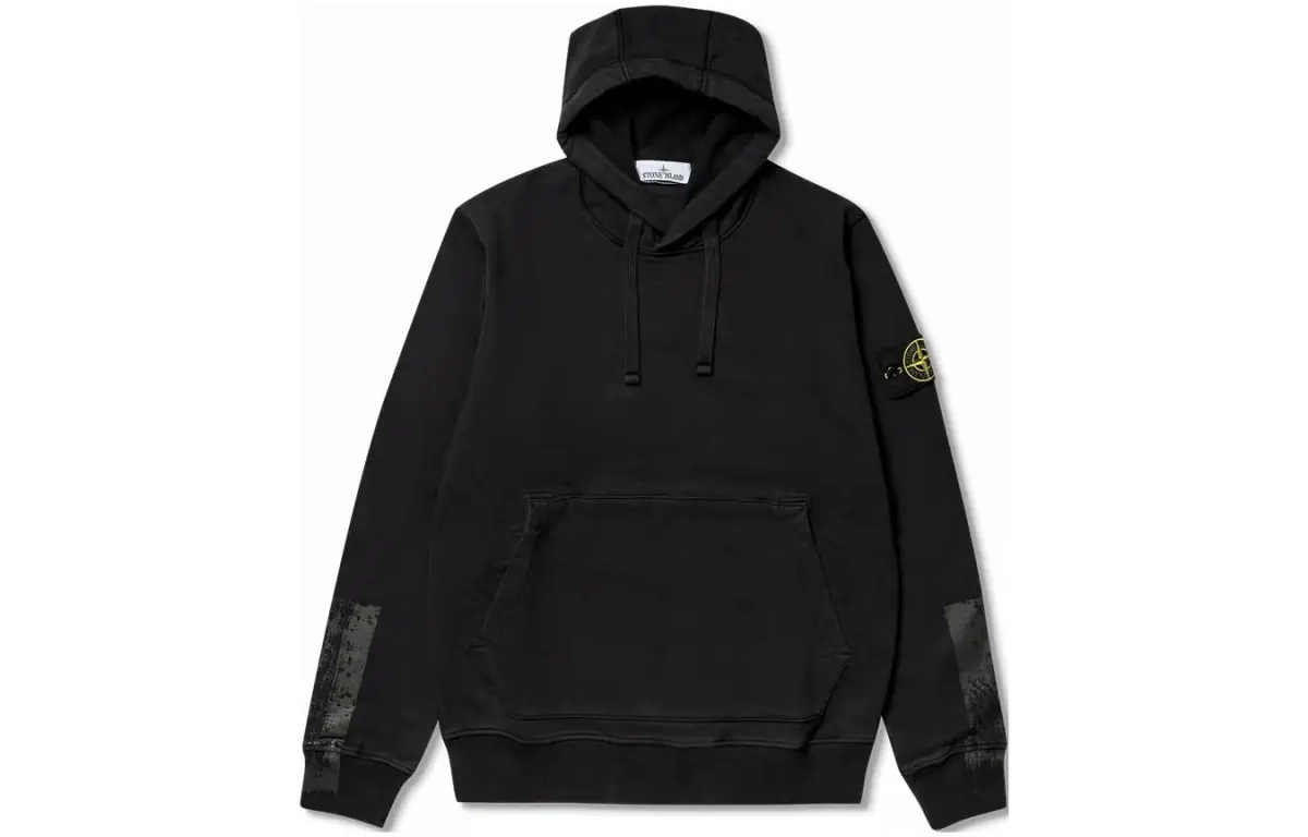 STONE ISLAND Printed Hooded Sweatshirt