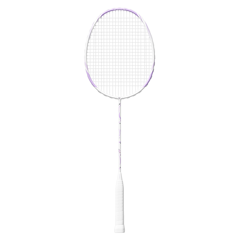Sanrio x MESUCA Kuromi Full Carbon Badminton Rackets Offensive Type Heavy Head, Stiff Shaft Advanced Level 670±2MM