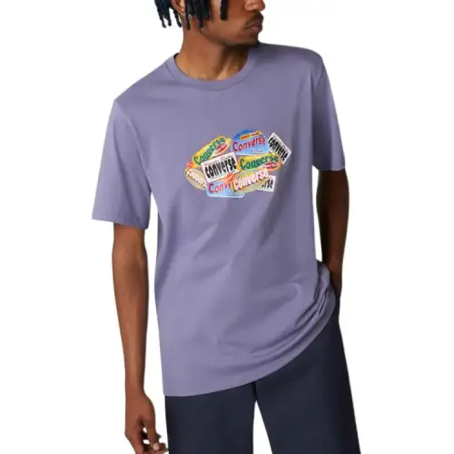 Converse T Shirt Men's Light Purple