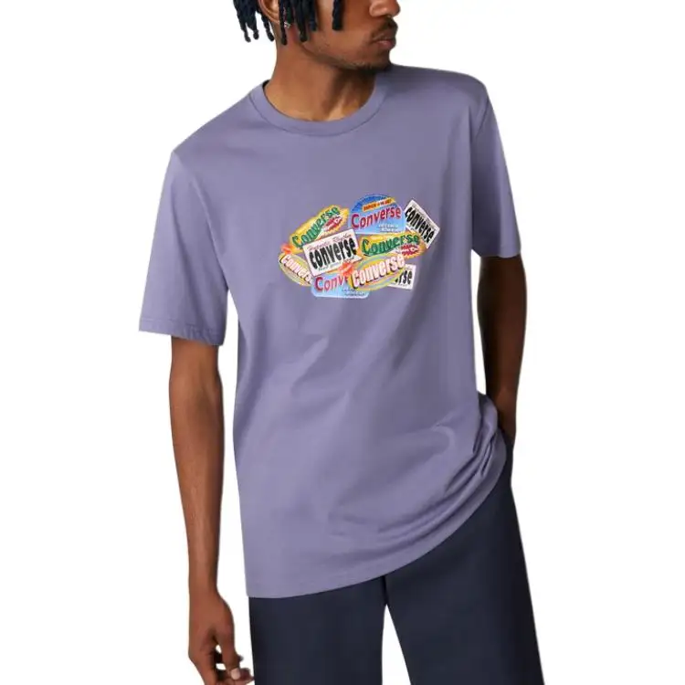 Converse T Shirt Men's Light Purple