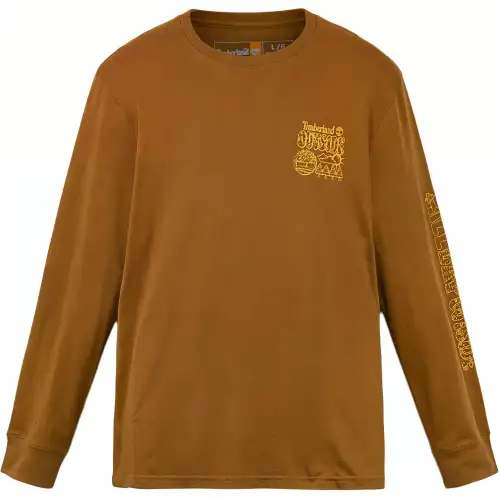 Timberland T Shirt Unisex Dark Wheat