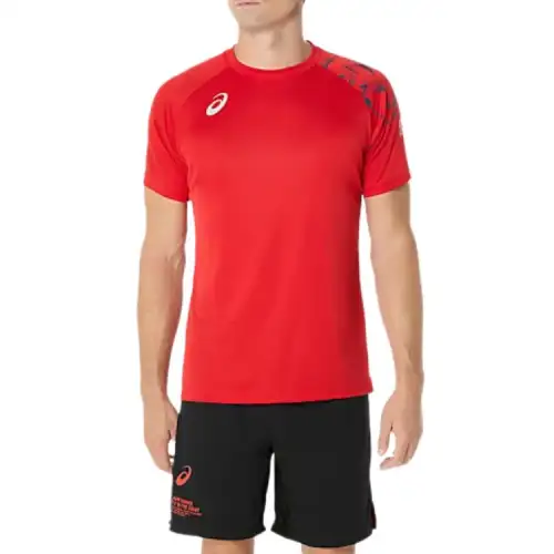 Asics T Shirt Men's Blazing Red