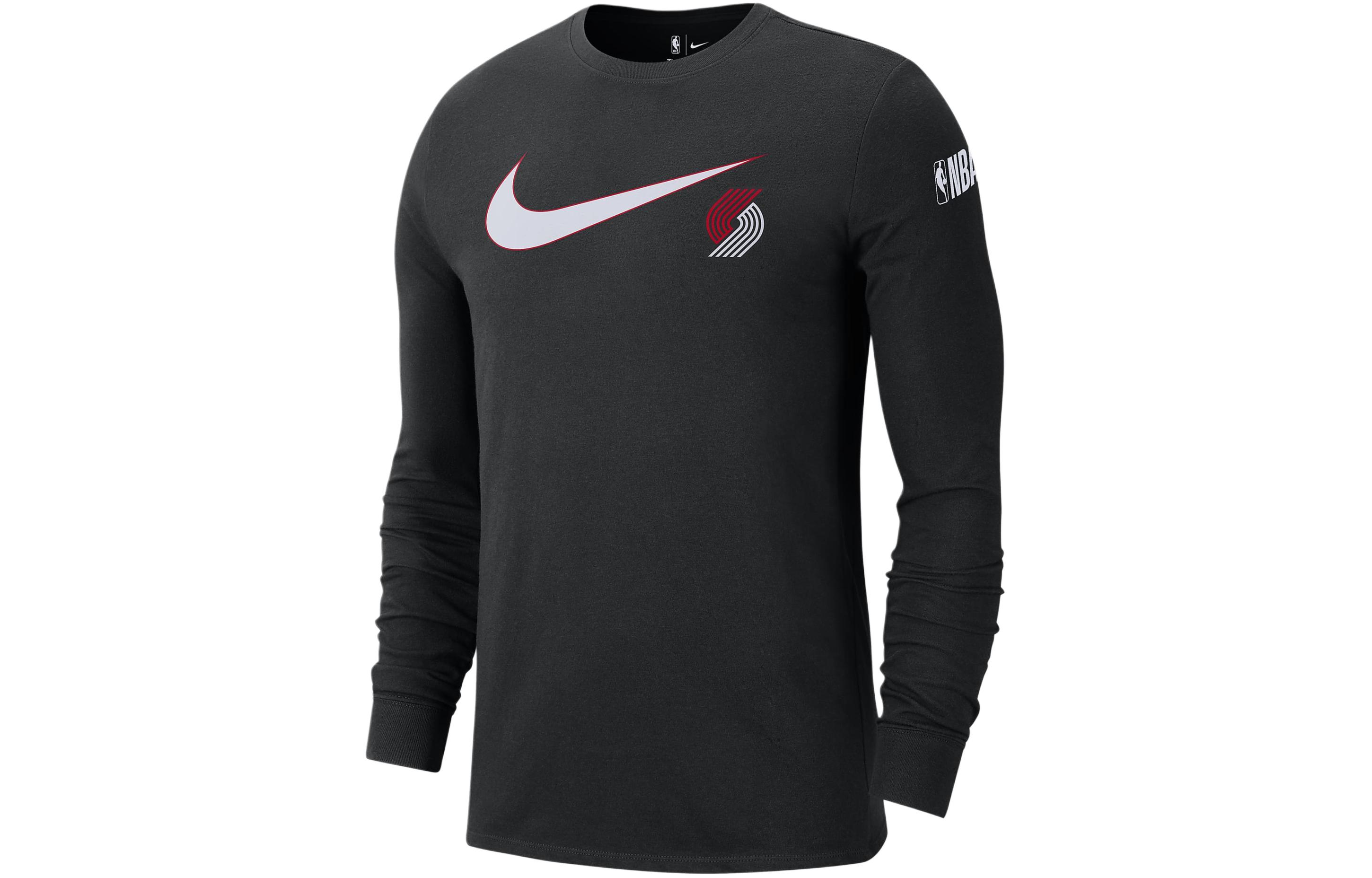 Nike Portland Trail Blazers Swoosh Essential Men's Nike Nba Long Sleeve T Shirt