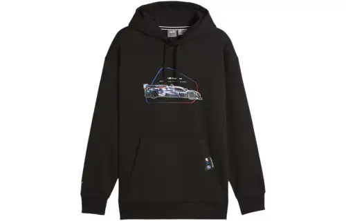 PUMA BMW M Motorsport Sweatshirts Men's Black Hooded Moderate Other