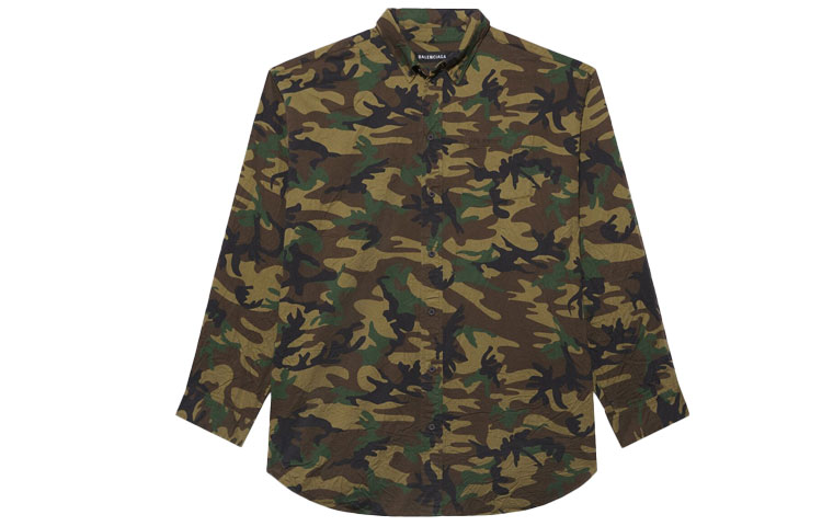 Balenciaga SS21 Shirt Men's Green