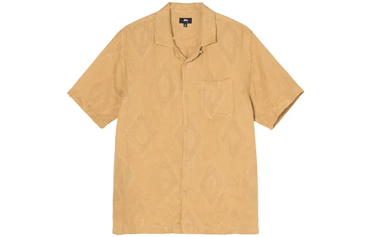 Stussy Shirts Men's Lapel Moderate Shirt