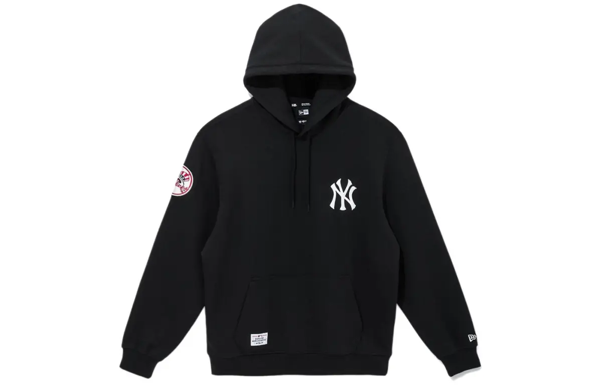 New Era Sweatshirts Men's Black Hooded Moderate Regular