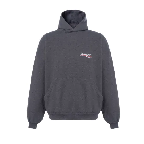 Balenciaga Logo Embroidered Hoodie