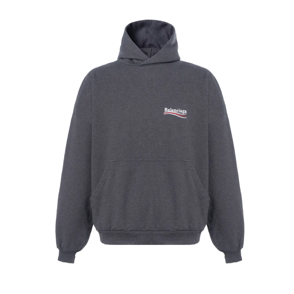 Balenciaga Logo Embroidered Hoodie