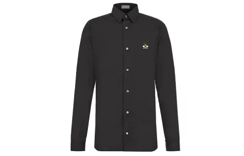 DIOR Quarterly New Products Shirts Men's Black Moderate Shirt