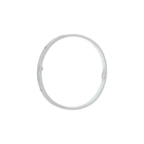CARTIER LOVE Diamond Bangles Unisex White Gold