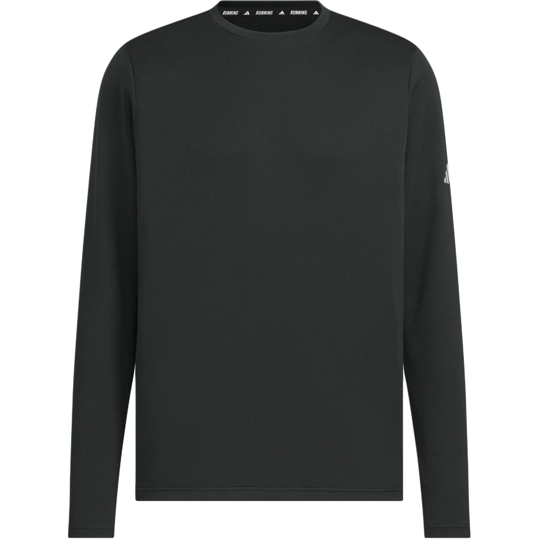 Adidas FW24 ESS RN T LS WR Running T Shirt Men’s Black/Dark Silver Gray