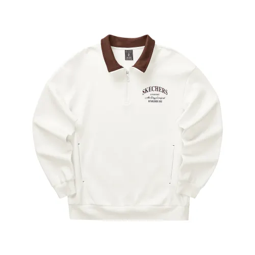 Skechers Sports Life Collection Sweatshirt Unisex Marshmallow White