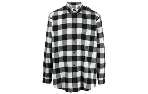 Balenciaga Shirts Men's Black/White Moderate Other