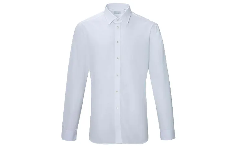 Burberry Shirts Men's White Pointed Collar Moderate Other
