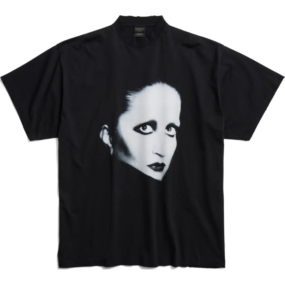 Balenciaga T Shirt Regular Fit Unisex Black