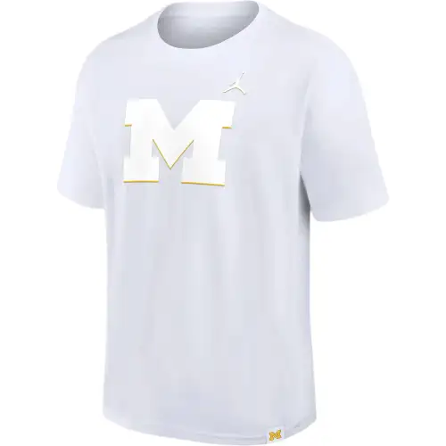 Jordan Michigan Wolverines Statement Max90 Men's Nike College T Shirt