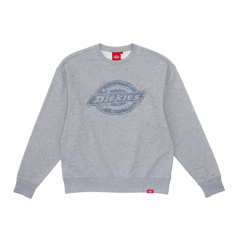 Dickies Sweatshirts Men's Silver Crew Neck Moderate Regular