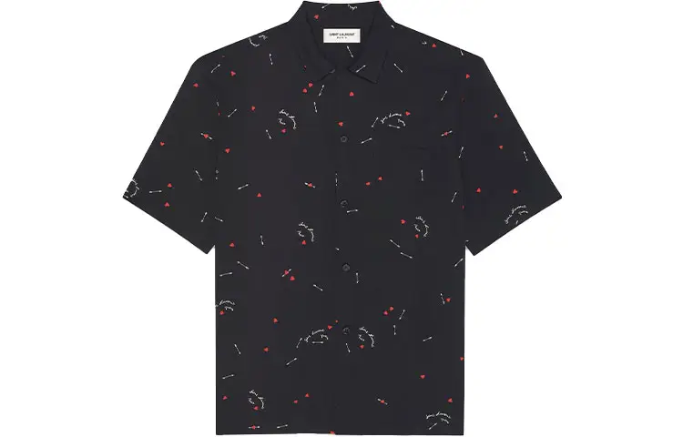 Saint Laurent cupid-print shirt