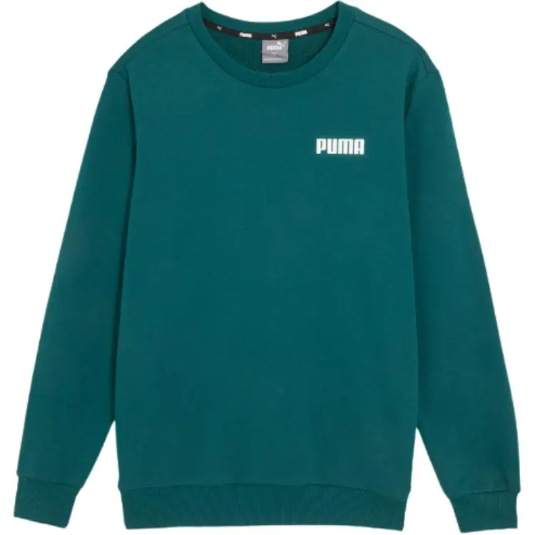 PUMA ESSCREW SWEAT TR M Sweatshirt Men's Green