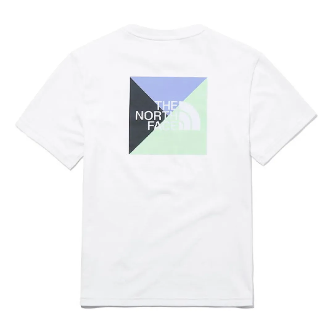 THE NORTH FACE T-Shirts Men's White Crew Neck Moderate Straight Fit