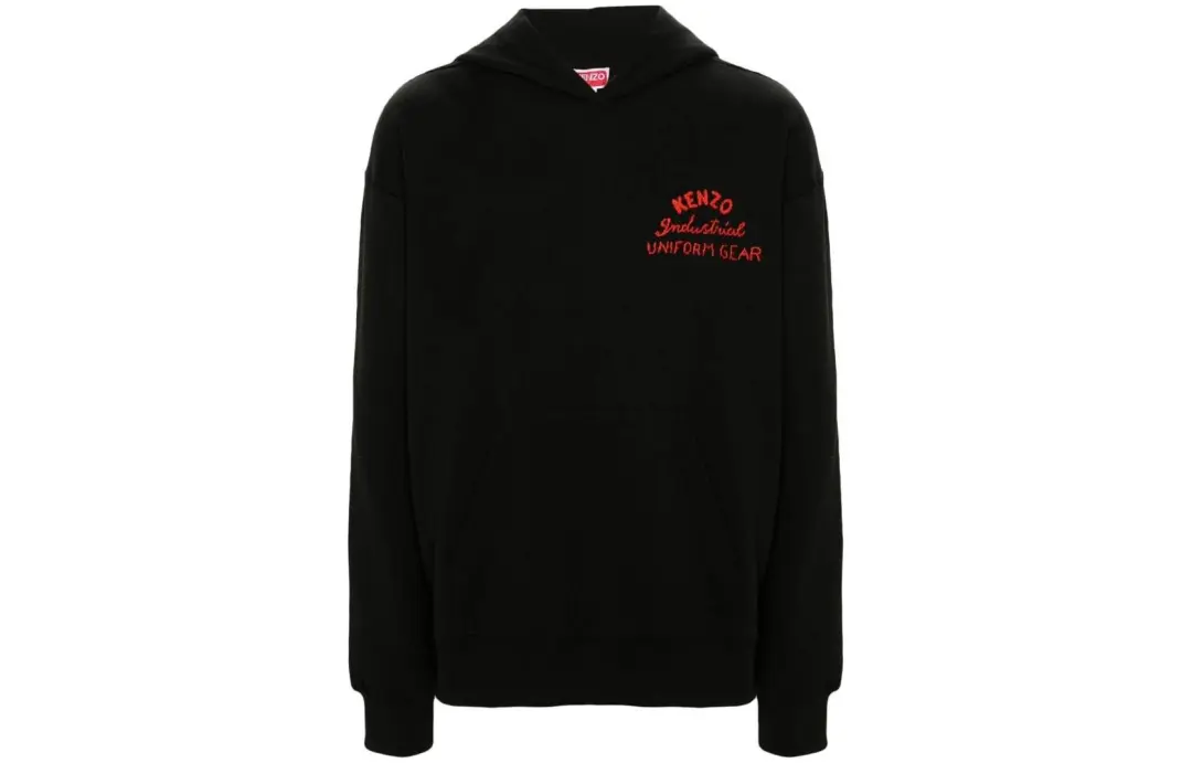 KENZO Drawn Varsity Embroidered Oversized Hoodie