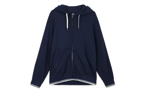 UNIQLO Sweatshirts Unisex Hooded Moderate Cardigan
