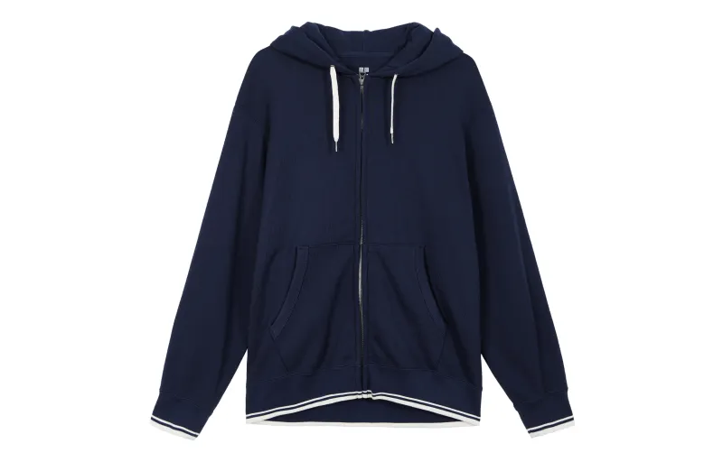 UNIQLO Sweatshirts Unisex Hooded Moderate Cardigan