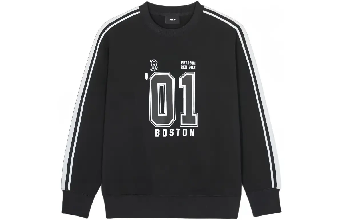 MLB SS24 Boston Red Sox Sweatshirt Unisex Black