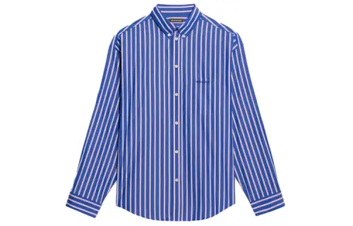 Balenciaga Shirts Unisex Blue Square Collar Moderate Other