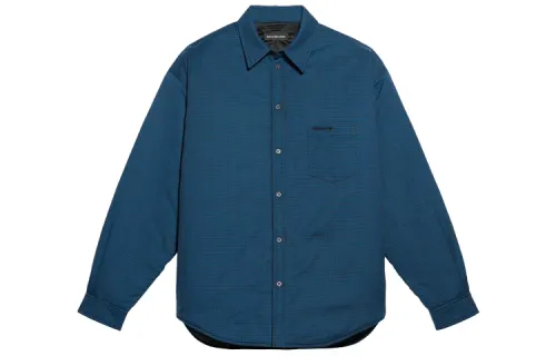 Balenciaga Shirt Loose Fit Men's Blue