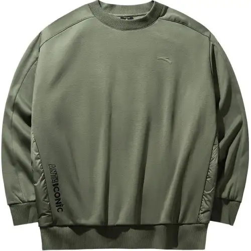 Anta Life Collection Sweatshirt Men's Murky Olive Green