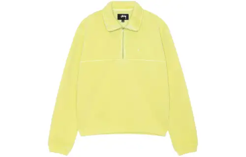 Stüssy Half zip Fleece Sweatshirt