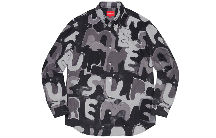 Рубашка Supreme Graffiti Shirt (разноцветная) — фото 5