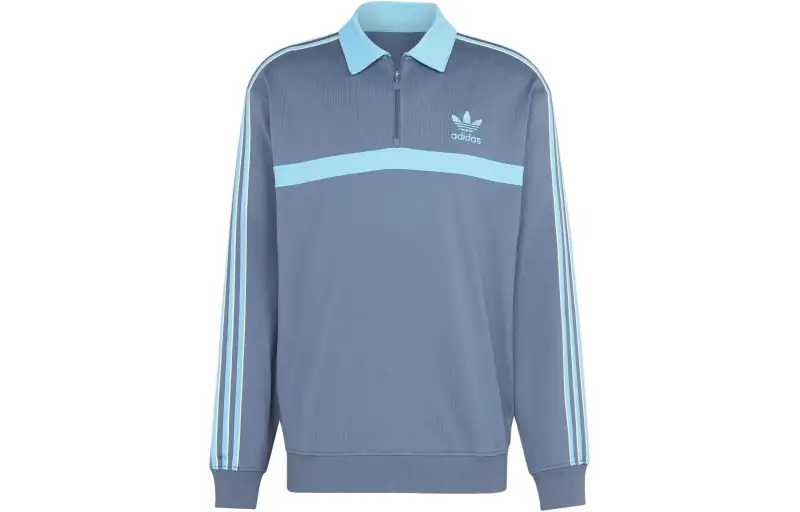 Adidas Originals Collared Cotton Sweatshirt