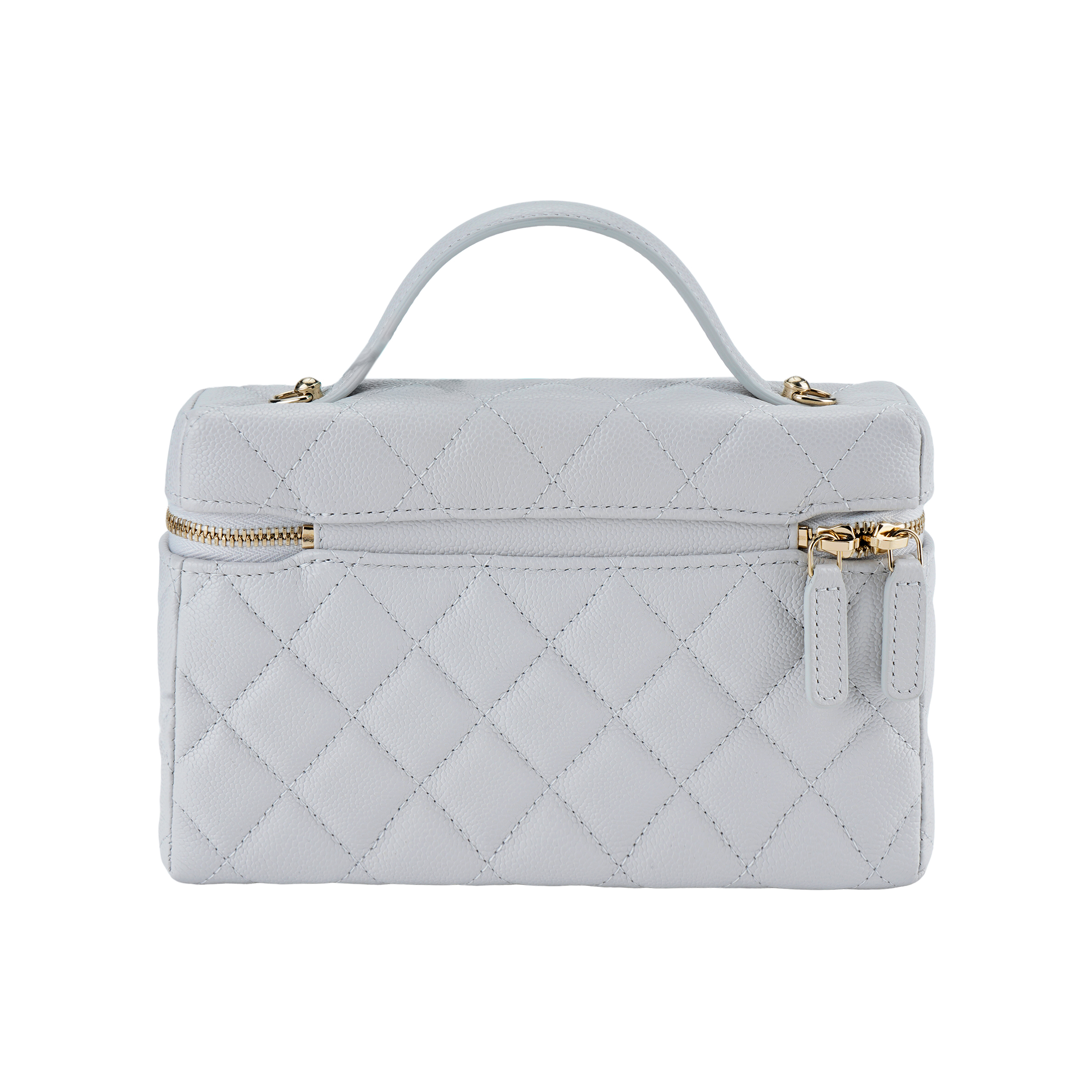 Женская сумка Chanel 25C LP (светло-серая) — фото 3
