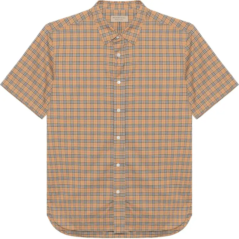 Burberry Edward Short Sleeve Check Shirt