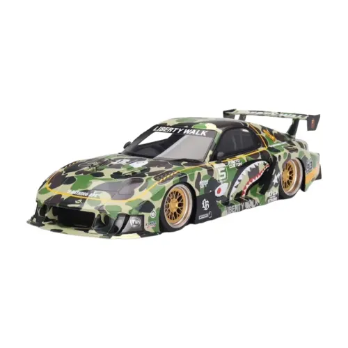 A BATHING APE X LBWK Mazda RX-7 Super Silhouette Tokyo Modified Finished Model