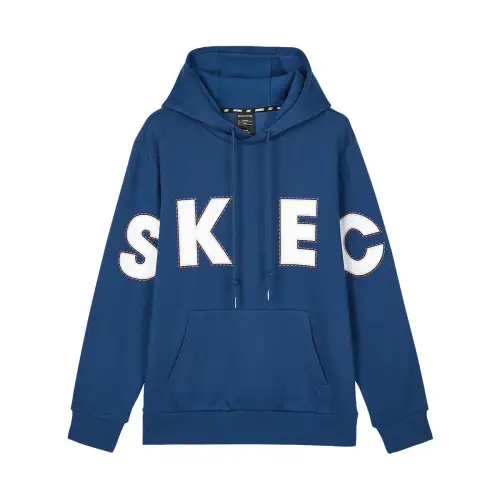 Skechers Colorful Fleece Lined Thermal Skin Friendly Sweatshirt Men's Poseidon Blue