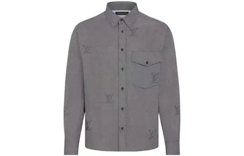 LOUIS VUITTON X Nigo Micro Damier & Lv Flannel Shirt