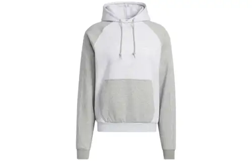 Adidas Originals Sweatshirts Men's Light Gray Heather Flower Hooded Moderate Regular