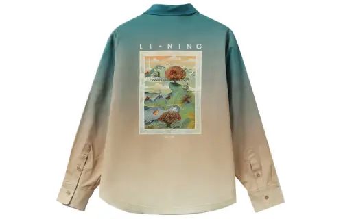 Li Ning Sports Trendy Collection Shirt Men's Gradient