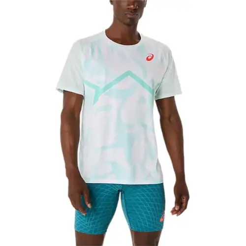 Asics SS25 T Shirt Men's Sea Blue