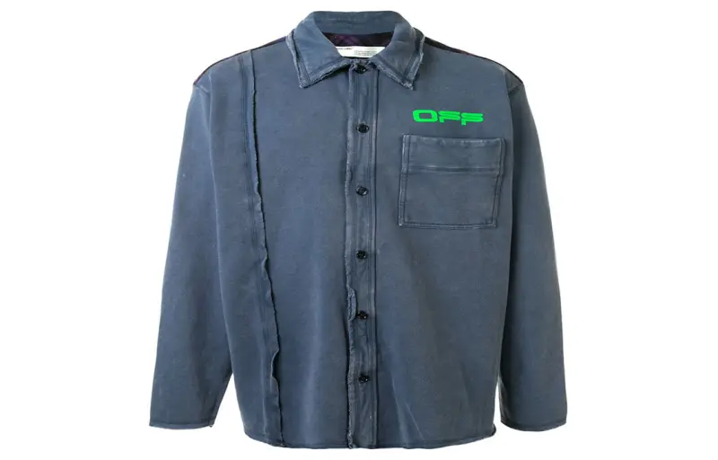 OFF WHITE SS20 Shirt Men's Denim Blue