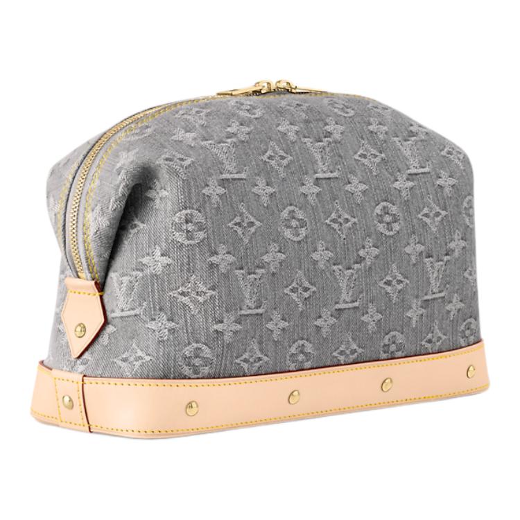 Женская косметичка Louis Vuitton (серая) — фото 2