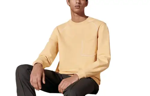 HERMES Sweatshirt Men's Banana Yellow