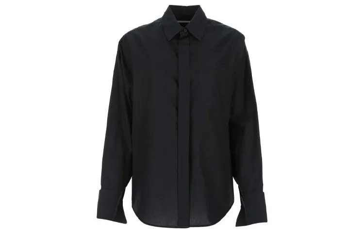 Balenciaga Logo Embroidered Shirt