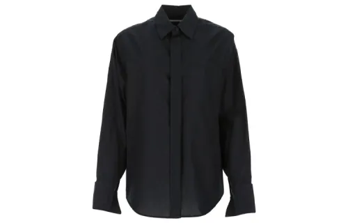 Balenciaga Logo Embroidered Shirt