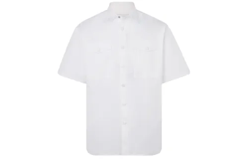 PRADA Shirts Men's White Lapel Moderate Other