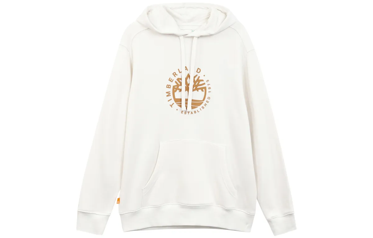 Timberland Sweatshirts Men's White Hooded Moderate Regular